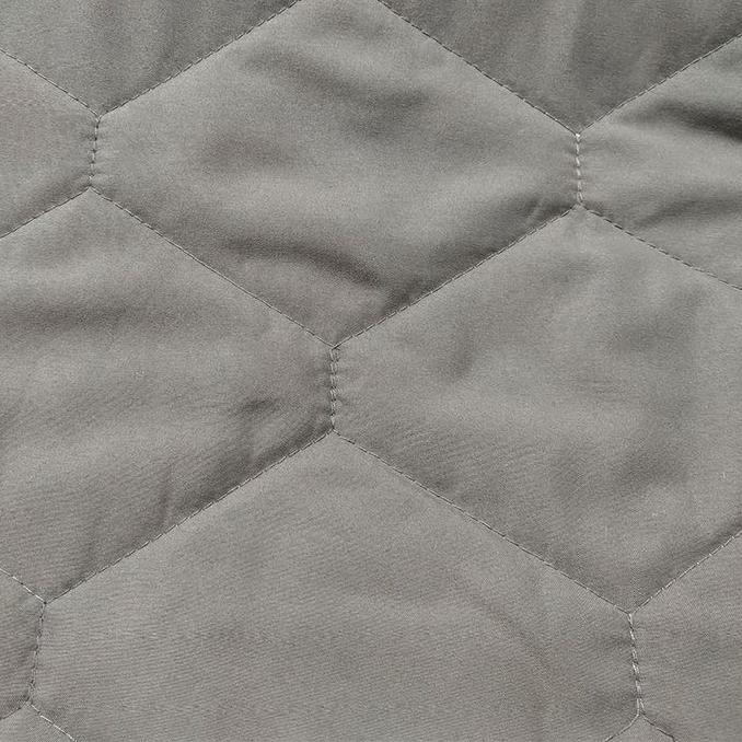 100% Polyester Grey Microfiber Diamond Quilted Fabric Laminated TPU film