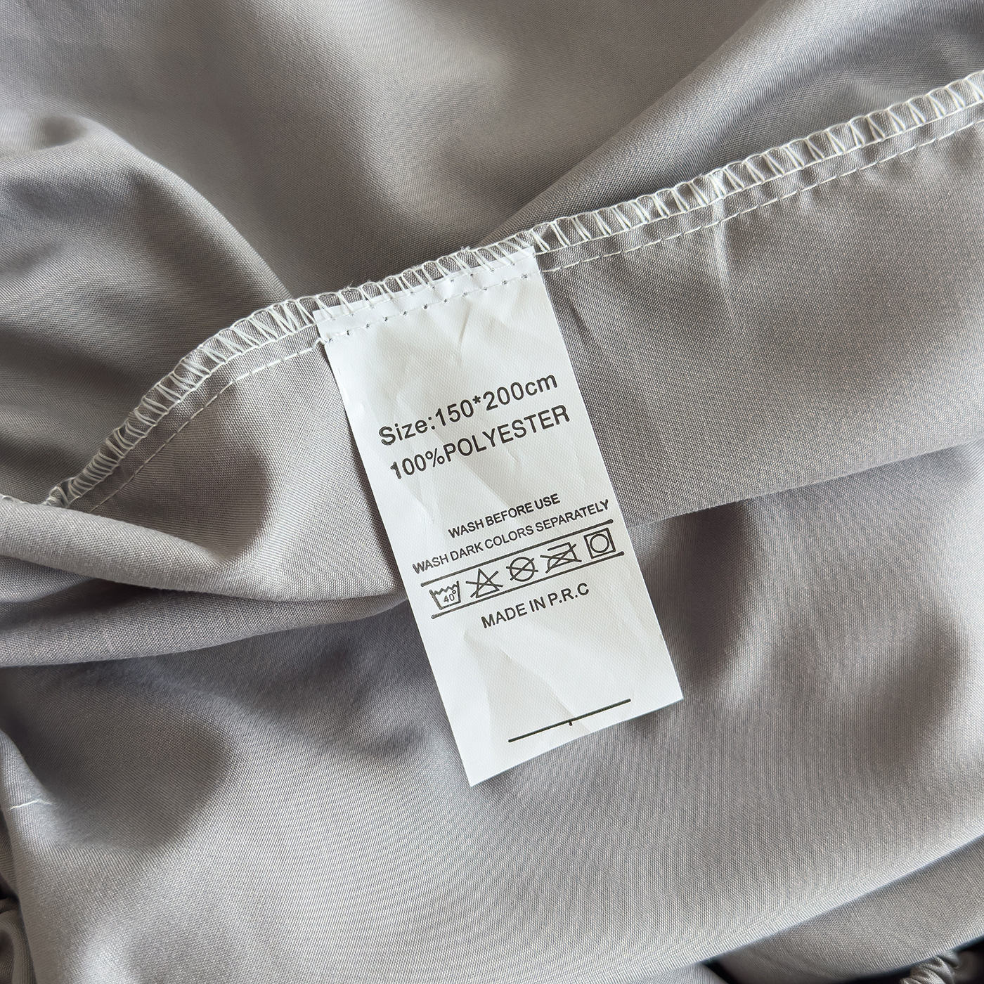 FizoHome Solid Brushed Microfiber Fitted Sheet Soft Fitted Bottom Sheet