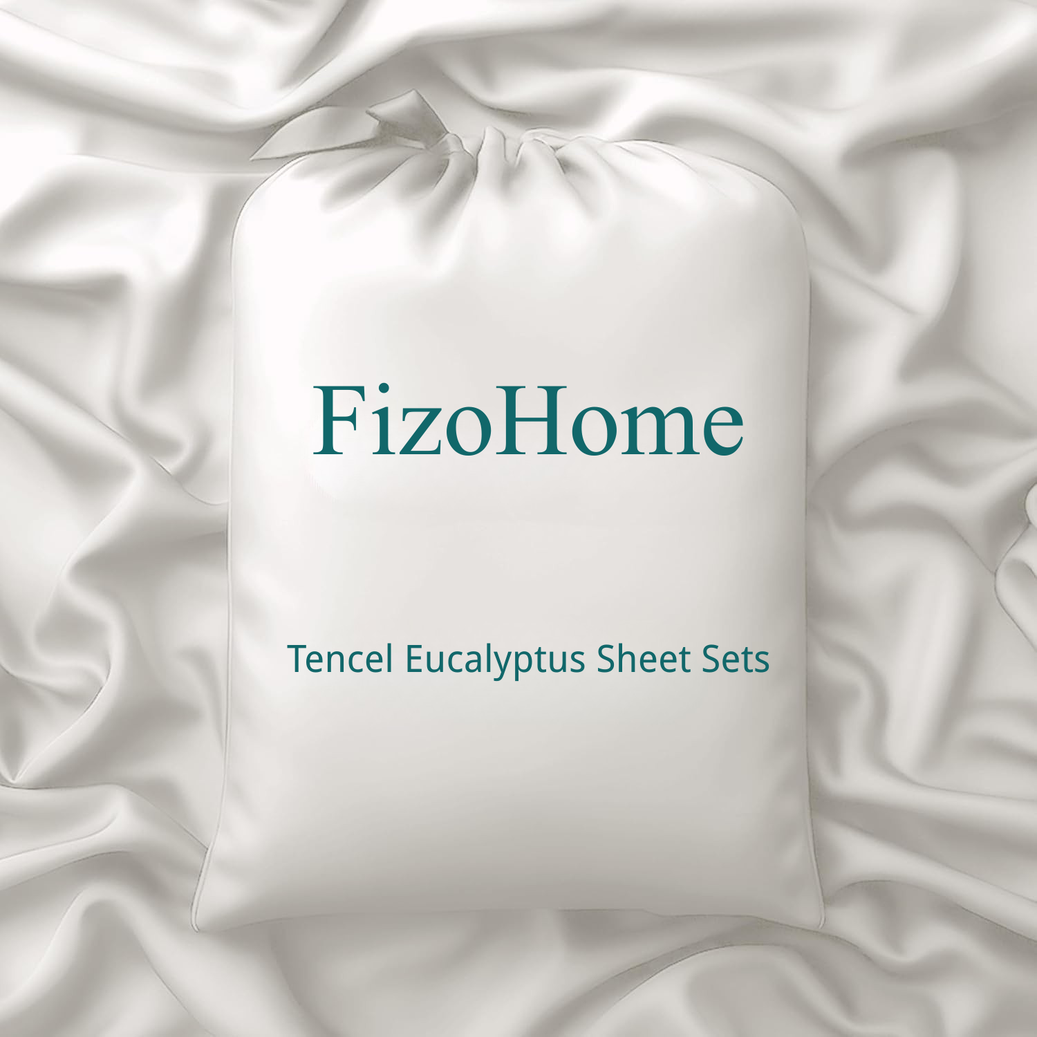 FizoHome 100% tencel eucalyptus 4 pieces Deep Pocket Soft Bed Sheet Set