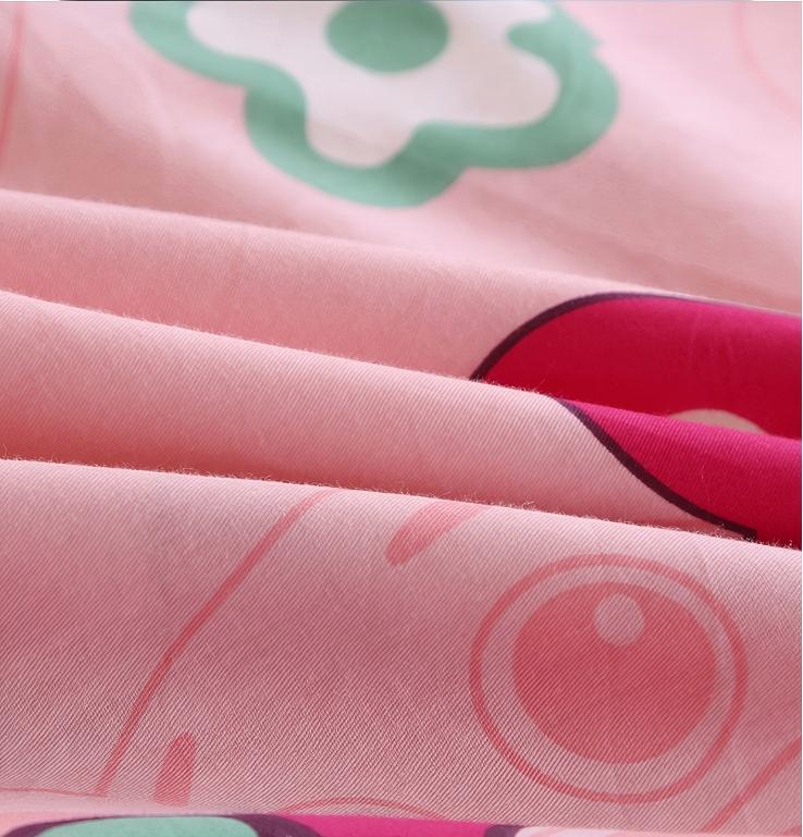 FizoHome Printed 100% Cotton Fitted Sheet 