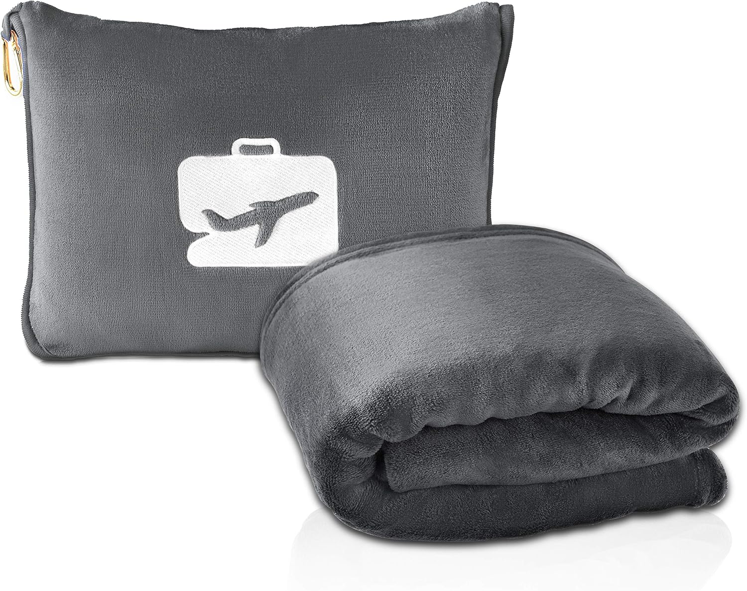 Lightweight Compact Travel Blanket ultra soft for Airplane Comfort