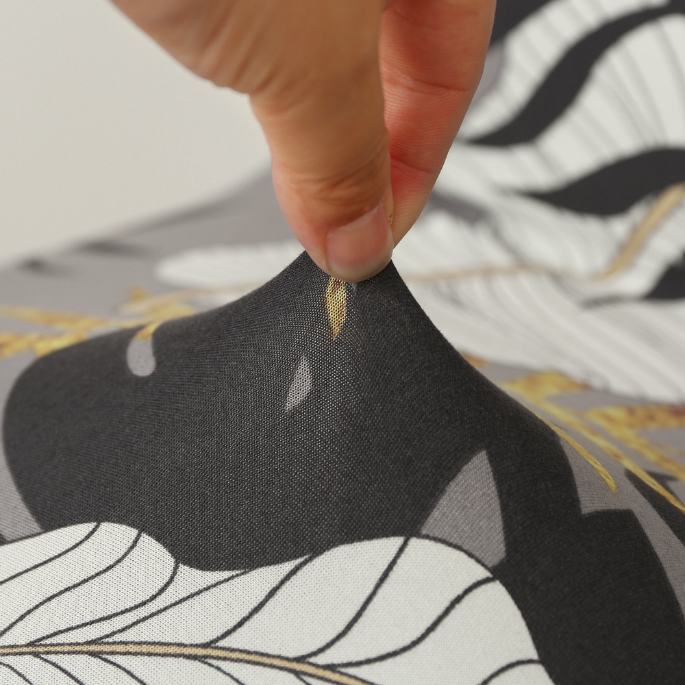 Printed Milk Silk Spandex Universal Stretch wedding chair covers