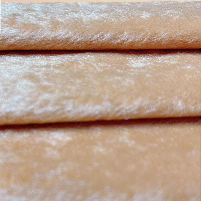  100% Polyester crystal velvet Fabric Laminated TPU film