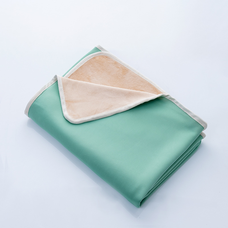 Cozy Flannel Reversible Comfort Cool-Touch Throw Cooling Blanket