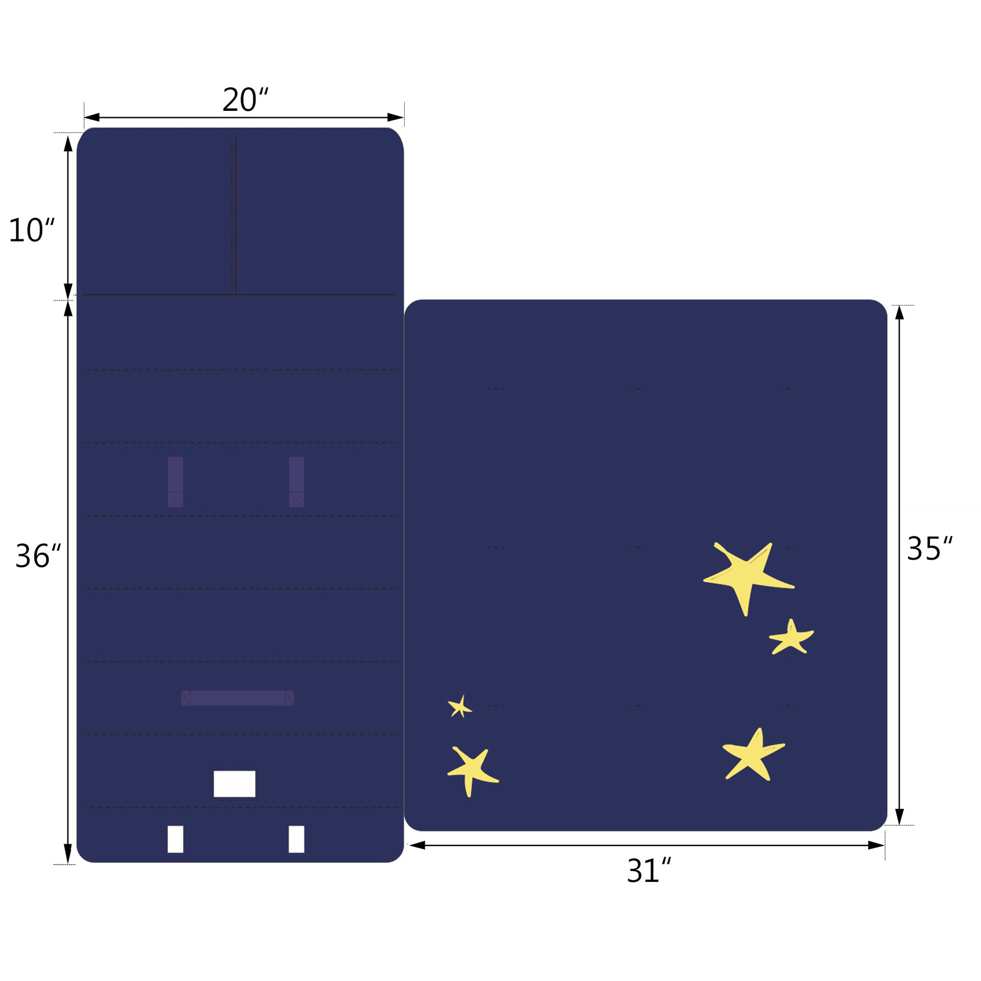 FizoHome Printed  Microfiber Toddler Nap Mat with Removable Pillow and Blanket