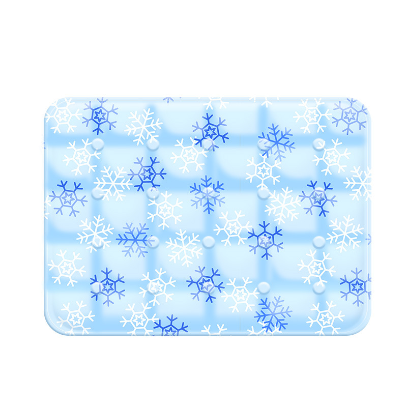 Waterproof Printed PVC Self-Cooling Gel Mat with Reinforced Anti-Leak Seals