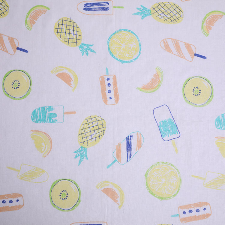 Two Layers Printed Cotton Muslin