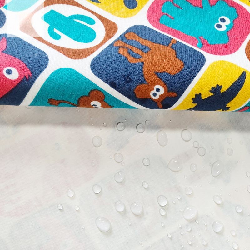 Printed 100% Cotton Jersey fabric laminated TPU film