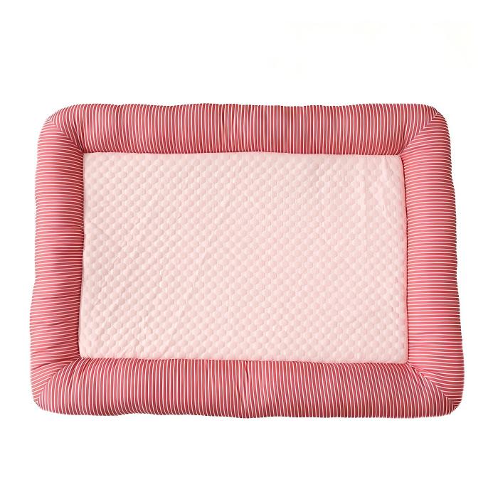 Wholesale Ice Silk Cooling Dog Bed Quilted Cooling Pet Mat Orthopedic Foam & Anti-Slip Base