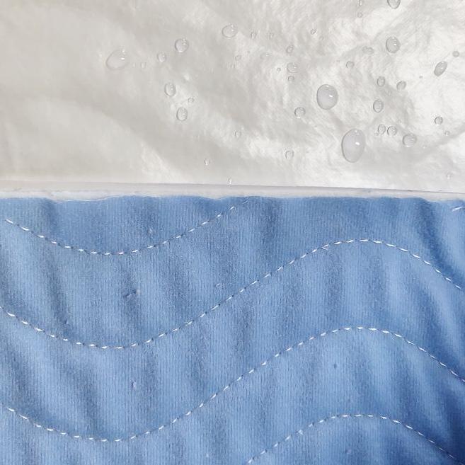  Brushed Tricot Quilted Fabric Laminated TPU film