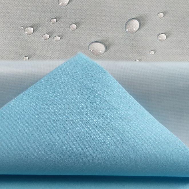 100% Polyester Brushed Microfiber Fabric Laminated TPU film
