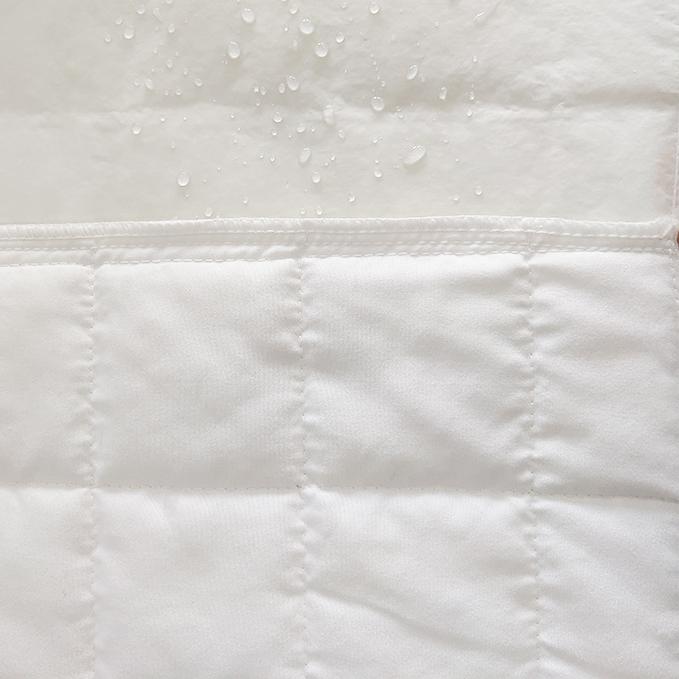 100% Polyester Microfiber Square Quilted Fabric Laminated TPU film