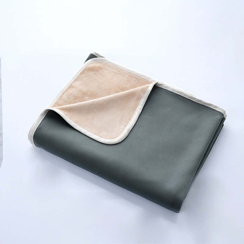 Cozy Flannel Reversible Comfort Cool-Touch Throw Cooling Blanket