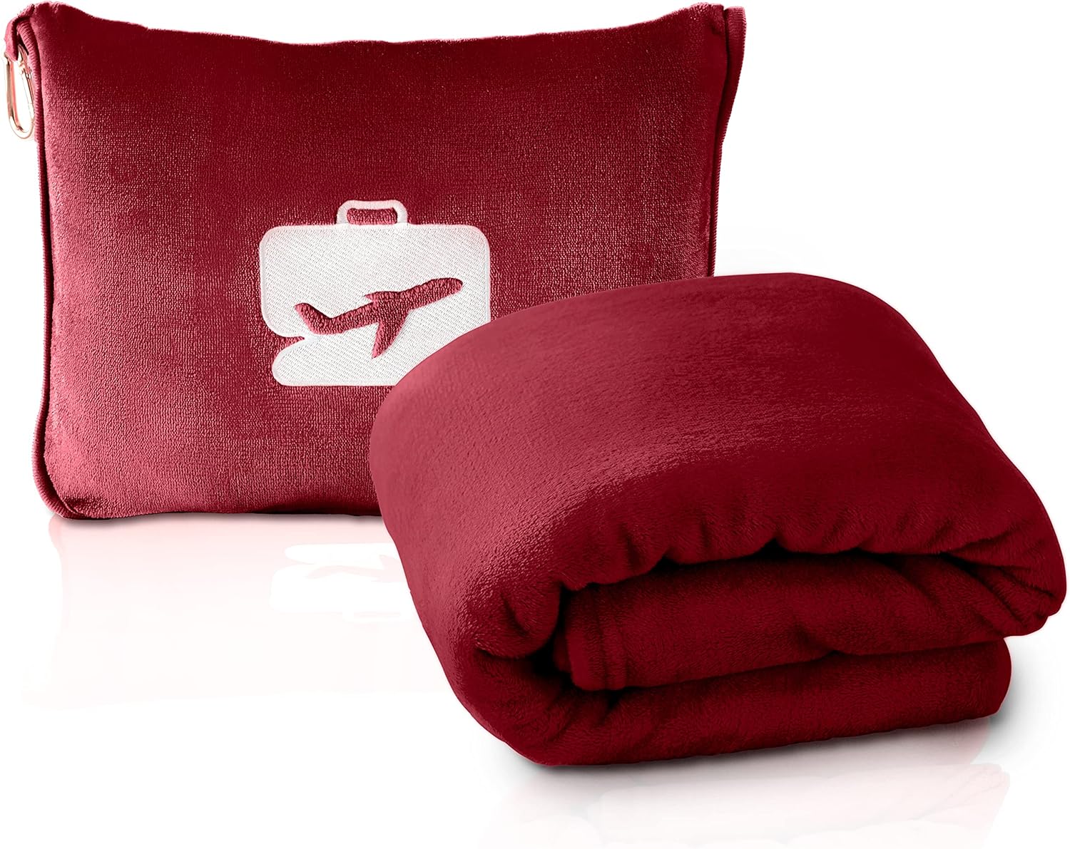 Lightweight Compact Travel Blanket ultra soft for Airplane Comfort