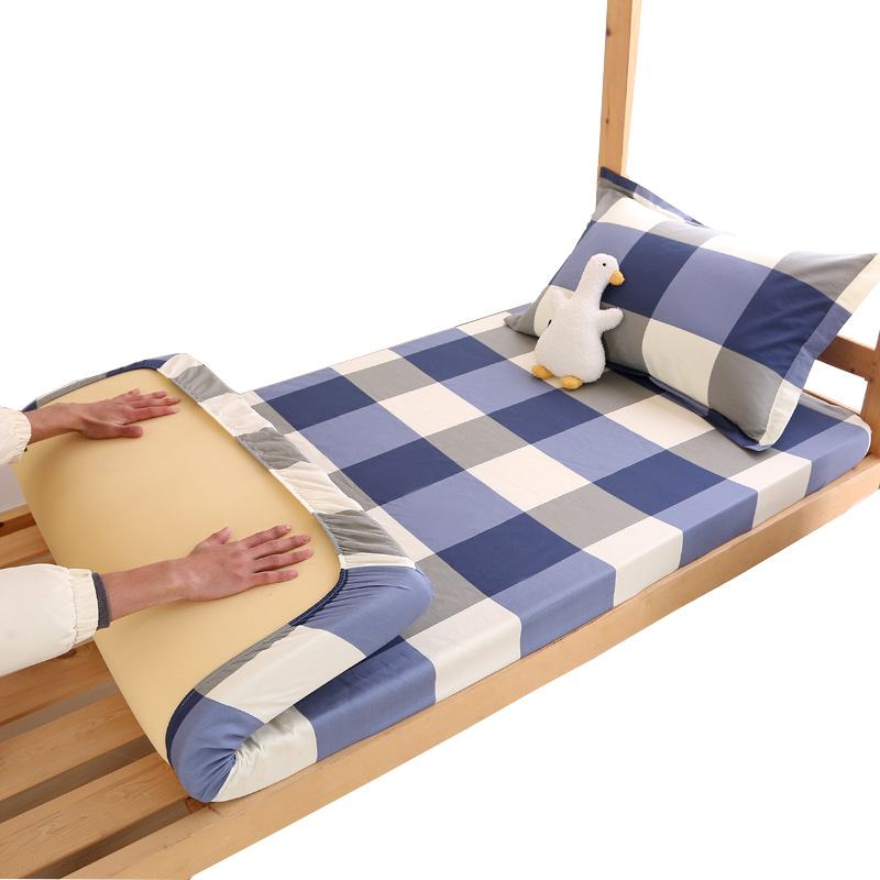 FizoHome Printed 100% Cotton Fitted Sheet 