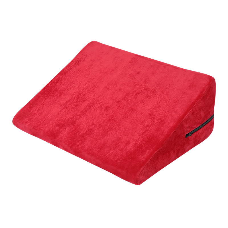 Ultra-Soft Fleece Memory Foam Positioning Wedge Sex Pillow