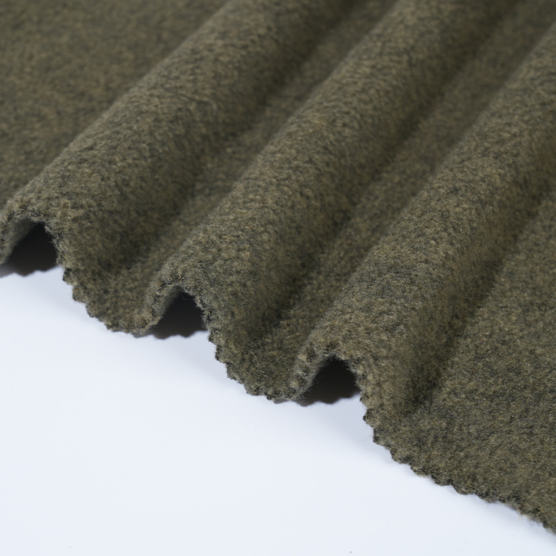 Melange Dot Polar Fleece with Speckled Surface