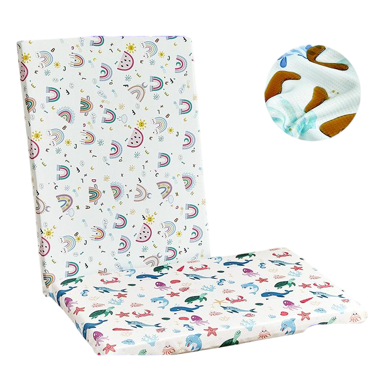 Soft Memory Foam Crib Mattress Water Resistant Removable Zippered Cover Play Mattress