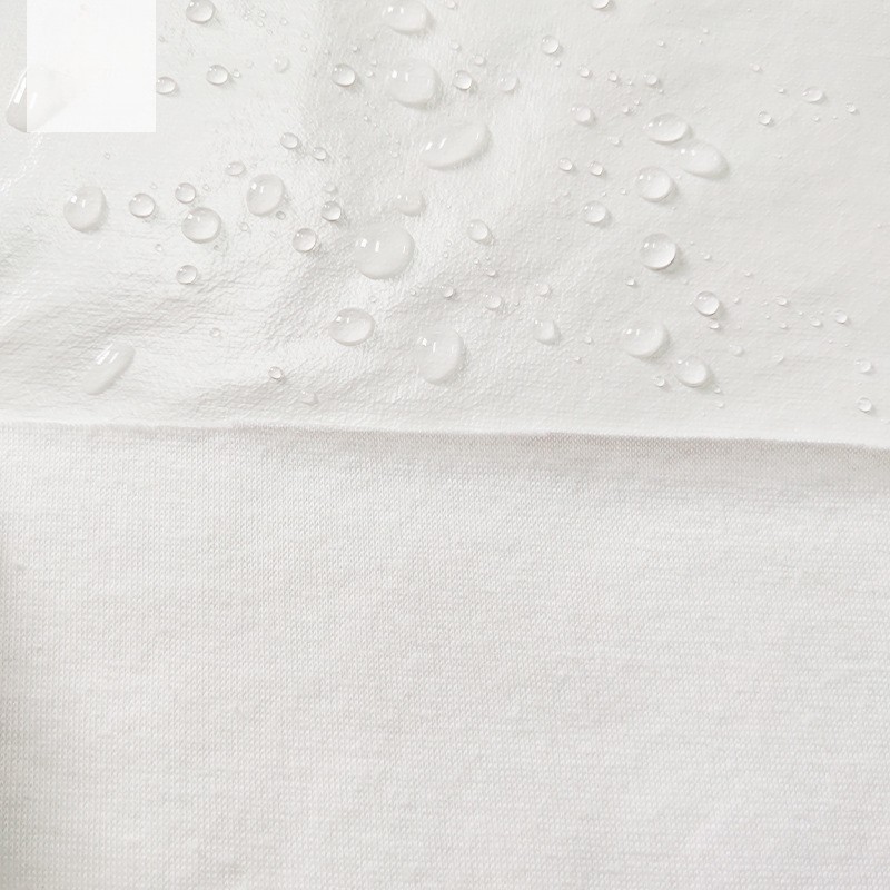 Solid Cotton Jersey fabric laminated TPU film