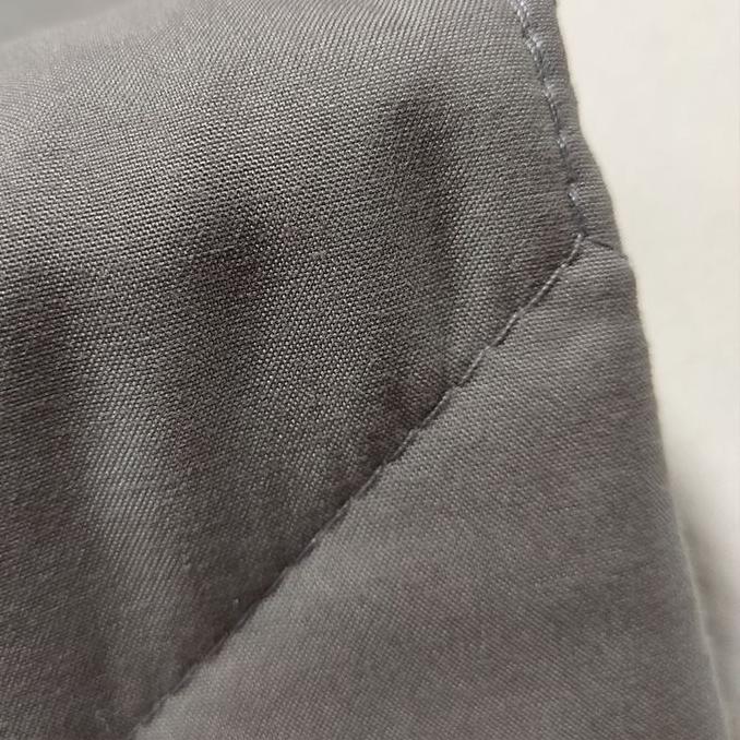 100% Polyester Grey Microfiber Diamond Quilted Fabric Laminated TPU film