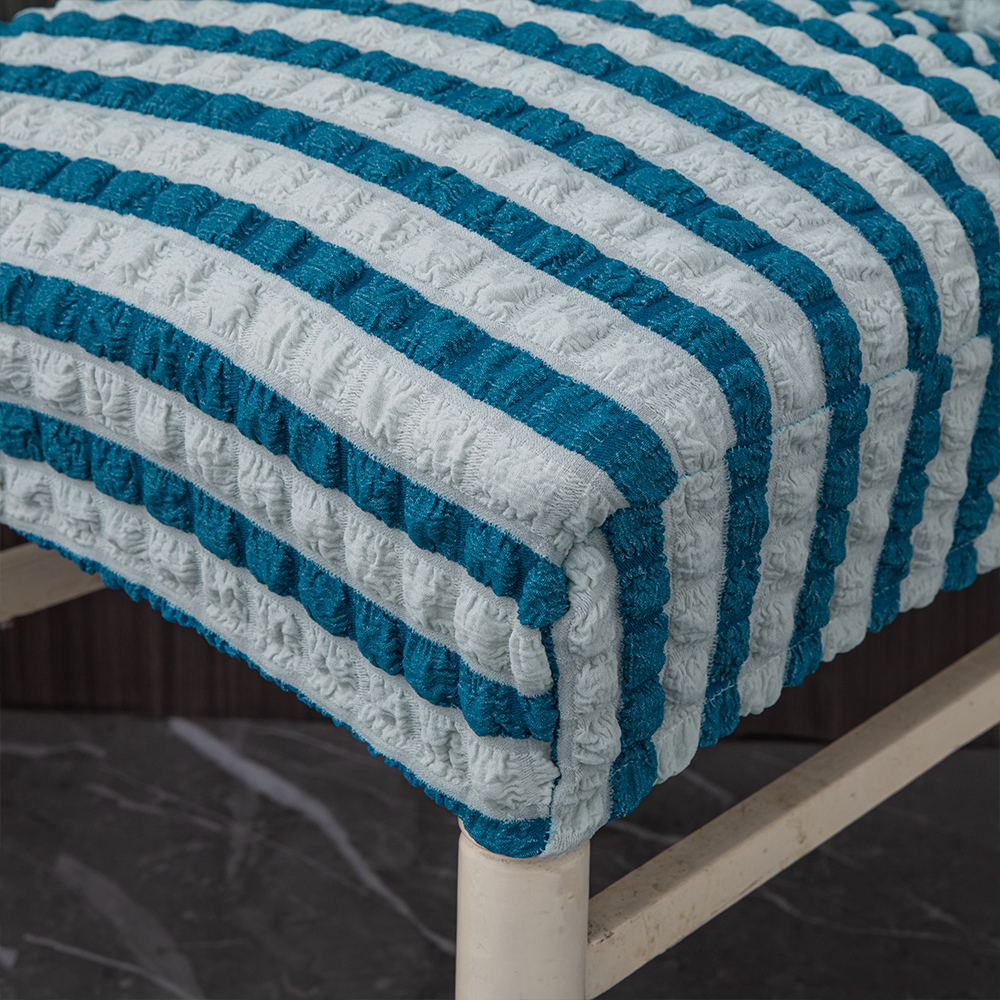  Spandex Knitted Bubble Universal Stretch Dining Chair Cover 