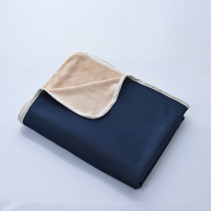 Cozy Flannel Reversible Comfort Cool-Touch Throw Cooling Blanket