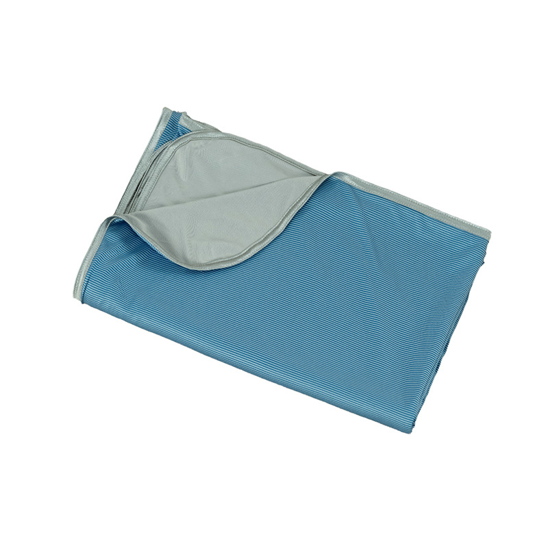 Dual-Sided Cooling Blanket Cooling Blanket for Adults and Kids-Cold Nylon + nylon poly Jersey Design