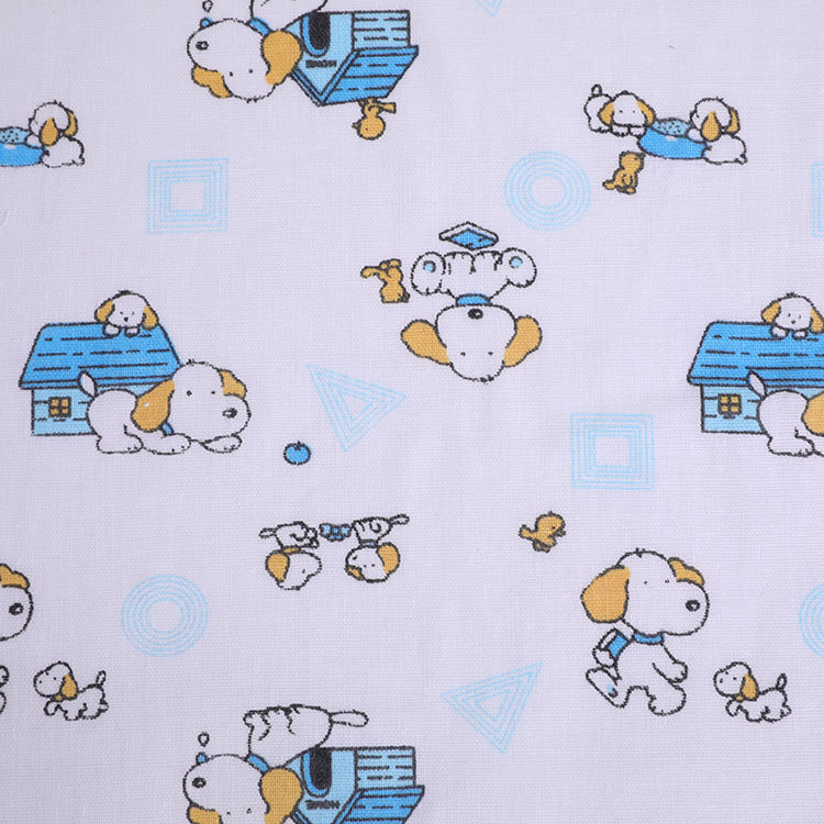 Two Layers Printed Cotton Muslin