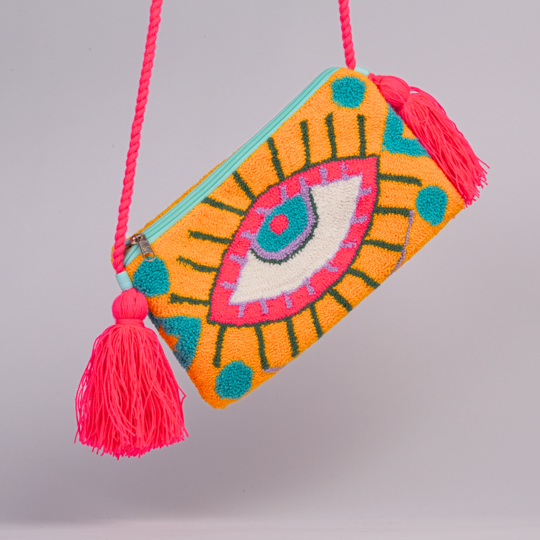 Wayuu Schultertasche Handgemacht