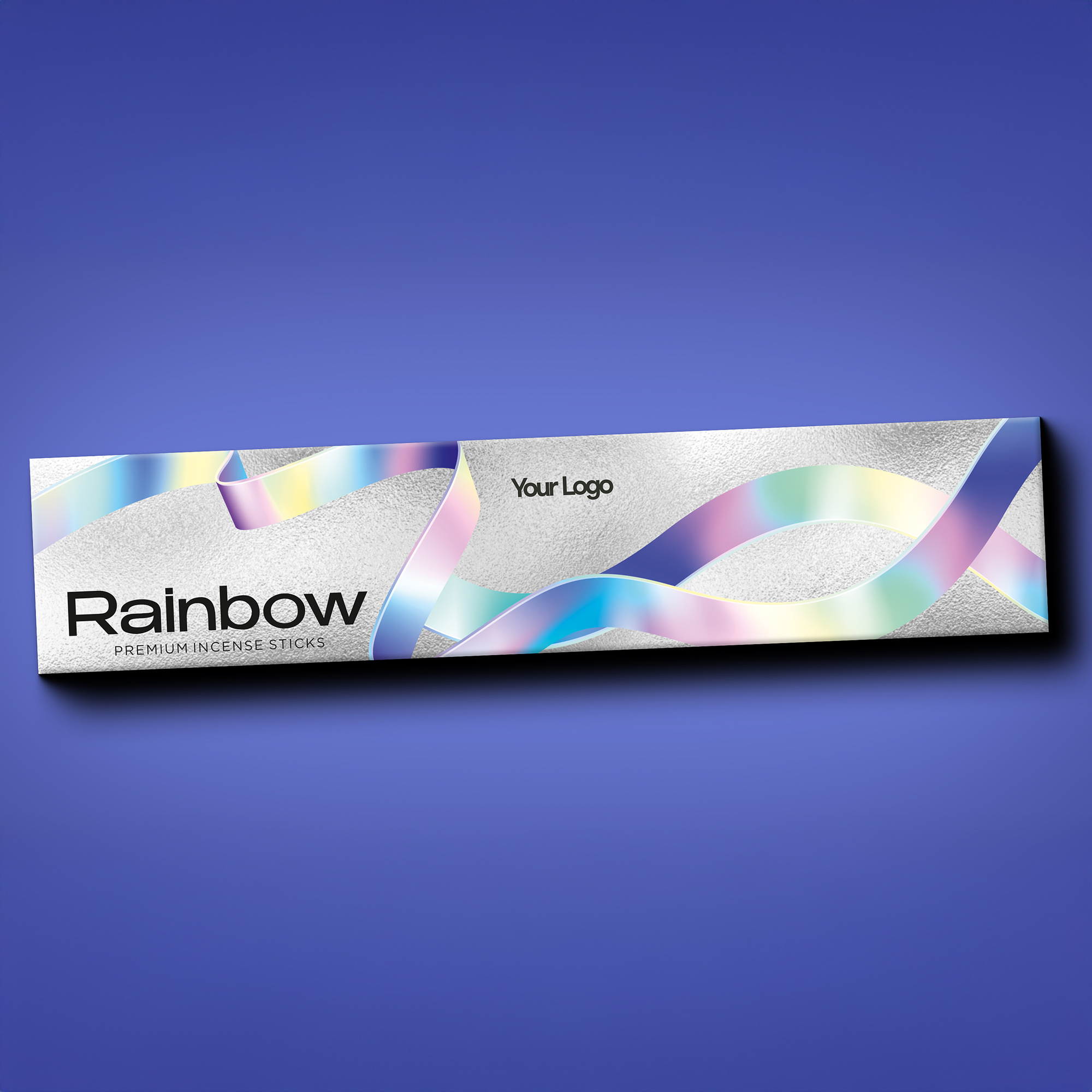 Rainbow Incense Box Packaging Design | Ready-to-Use CDR File #105