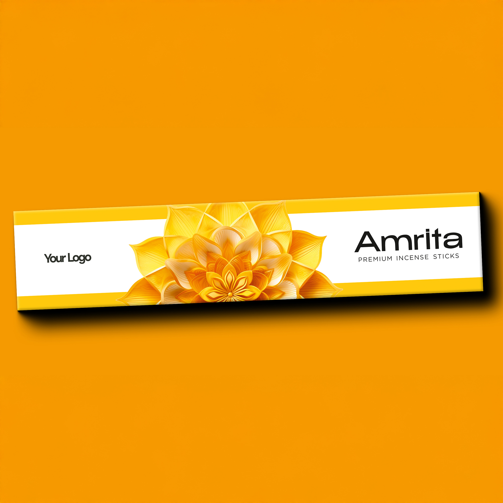 Amrita Incense Box Packaging Design | Ready-to-Use CDR File