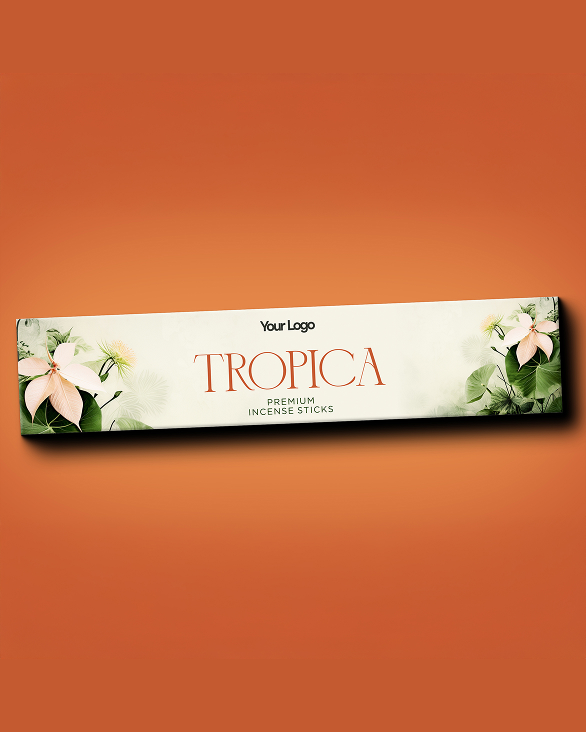 Tropica Incense Box Packaging Design | Ready-to-Use CDR File #104