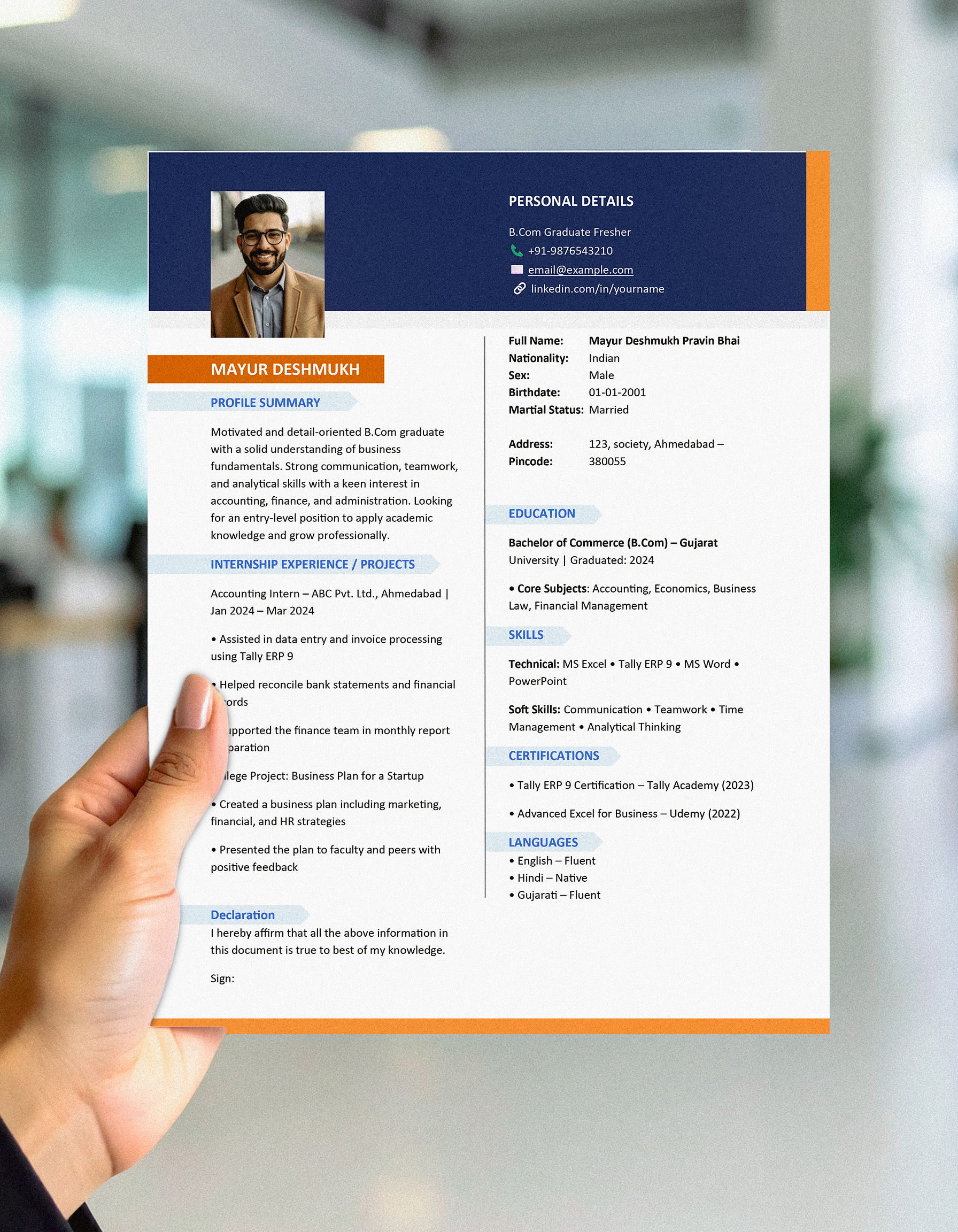 🚫 No Interview Calls? ✅ Use This Job-Winning Resume Template + AI Profile Summary Prompt!