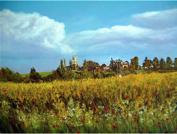 Castle Ashby From The Fields