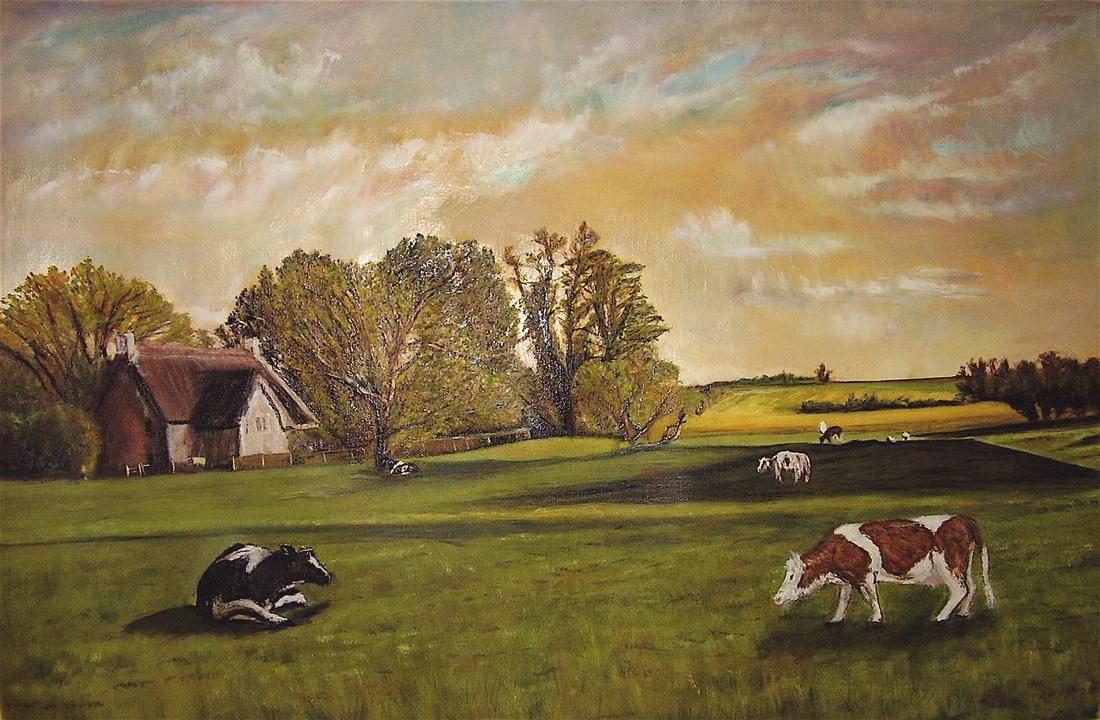 Pastoral Landscape Painting