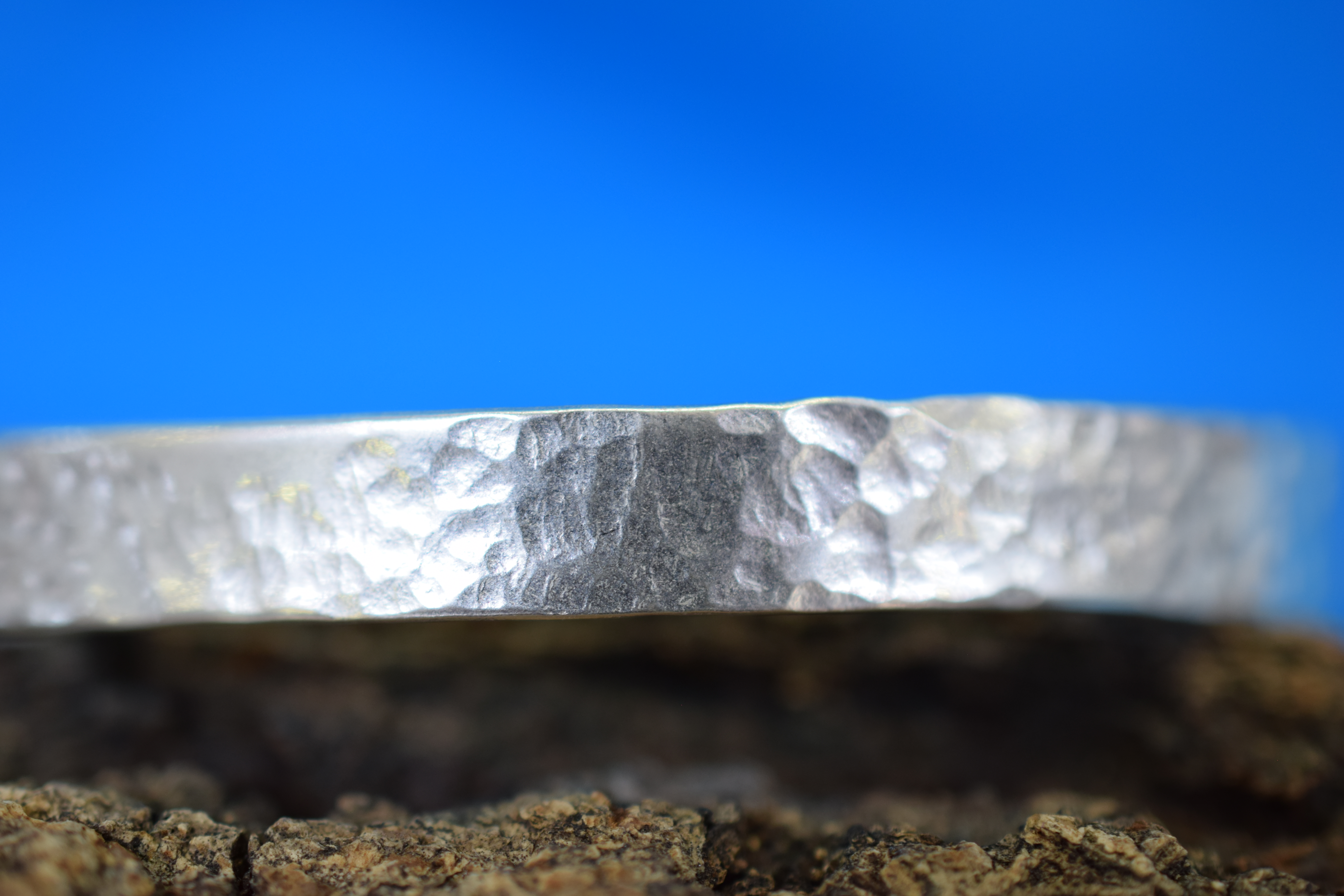 Sterling Silver Textured Bangle