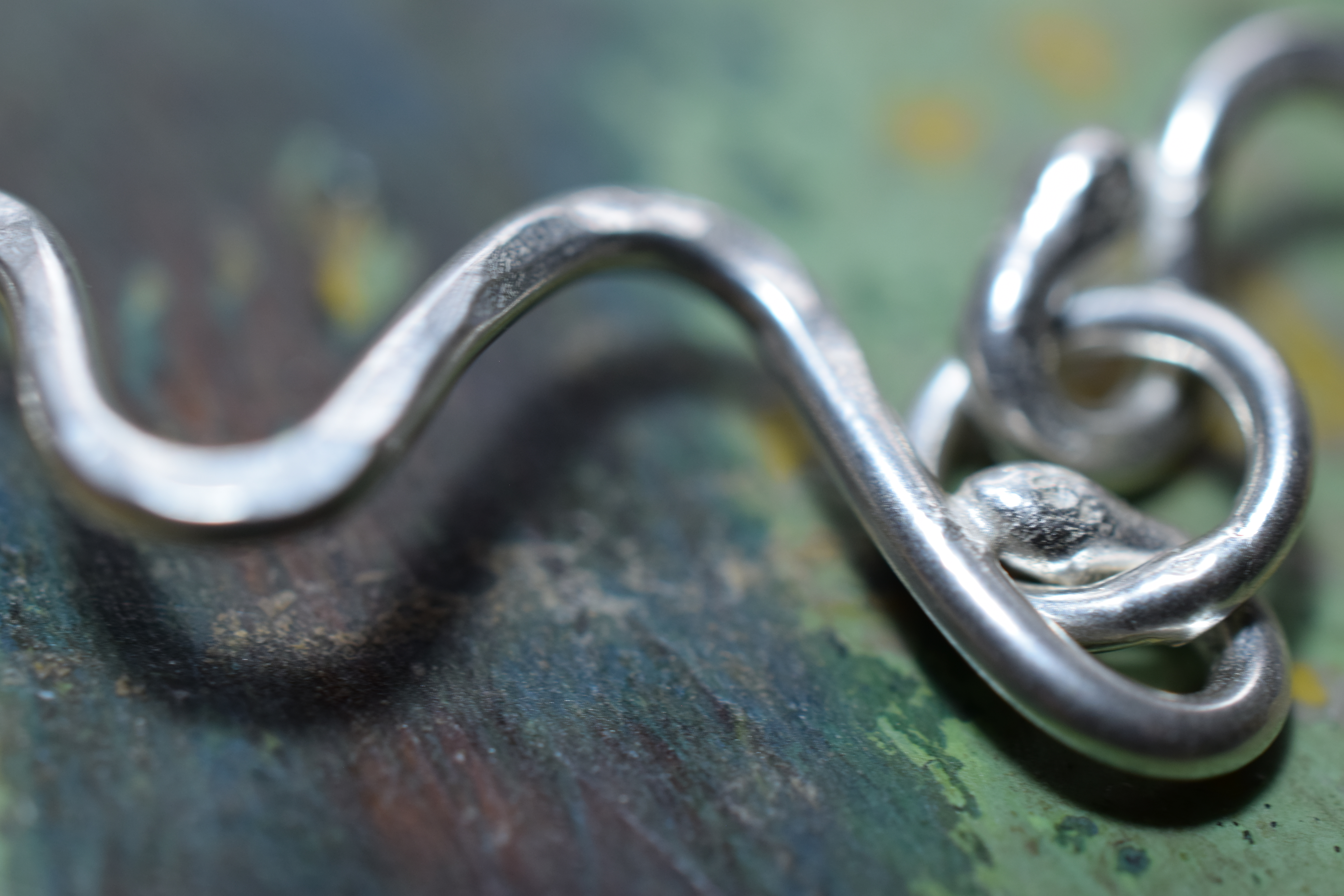 Silver Wavy Link Bracelet