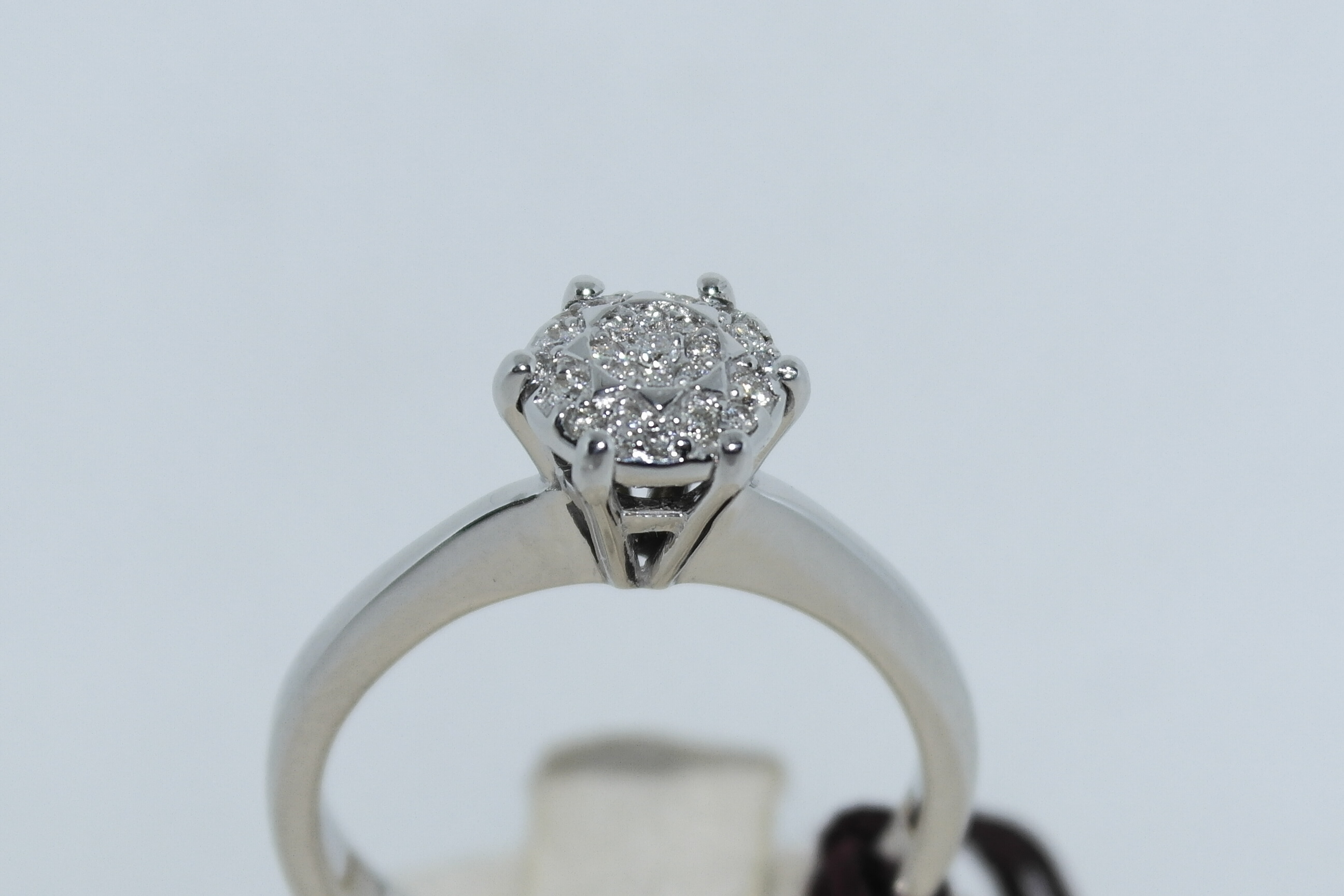 Anello "DIAMANTE ORO" in oro 18kt e diamanti naturali
