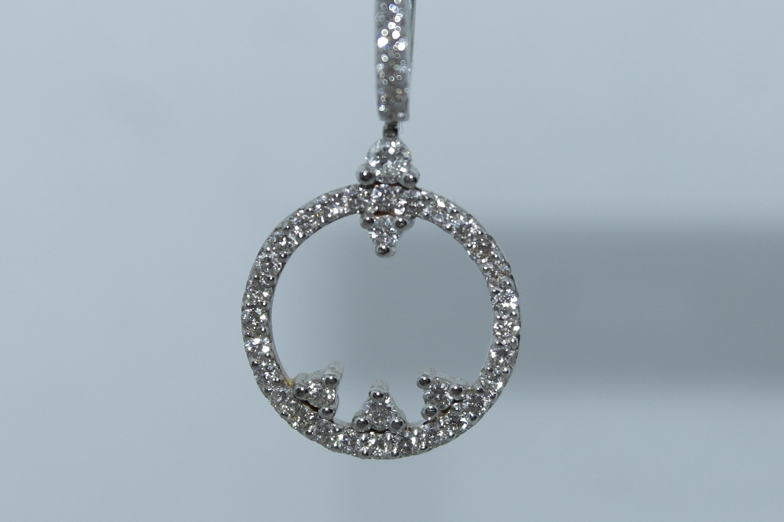 Orecchini in oro 18kt con diamanti