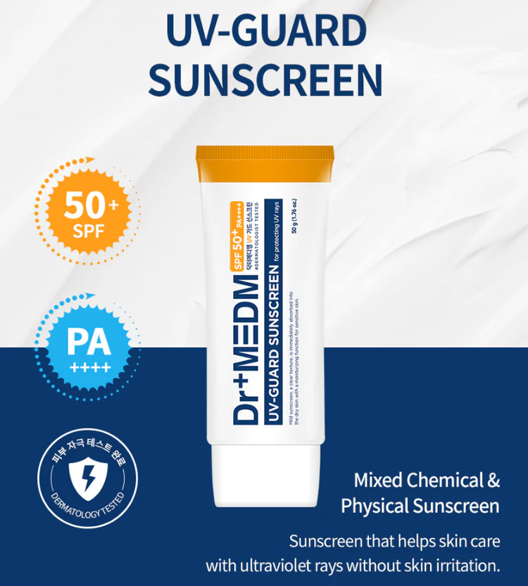 Dr+ MEDM SPF 50+ PA++++ UV-Guard Sunscreen