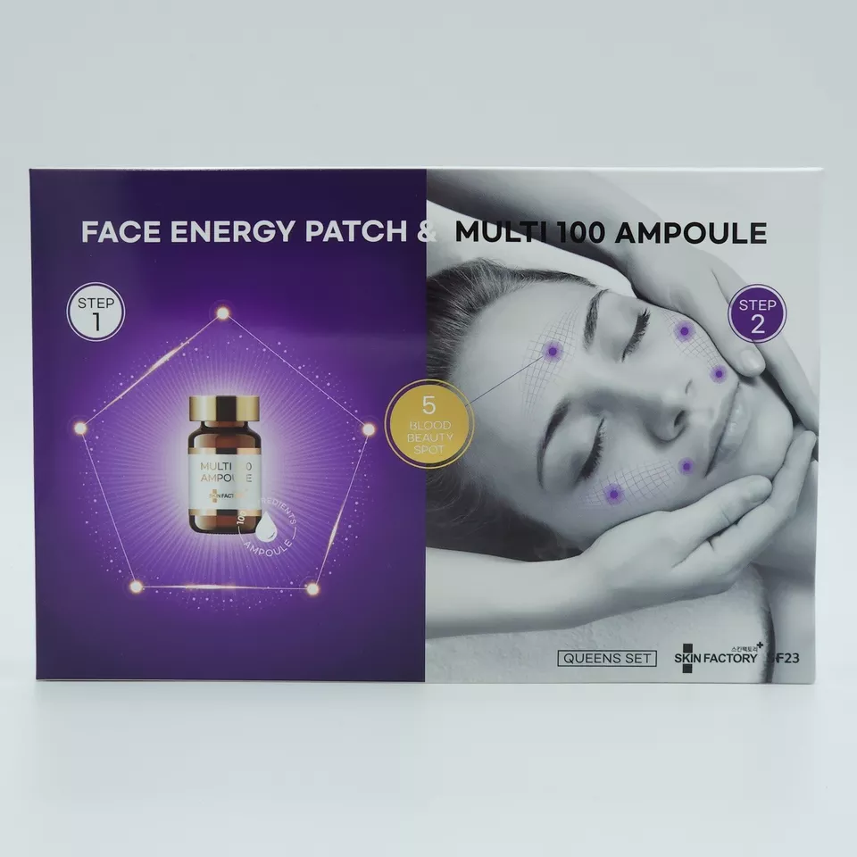 SKIN FACTORY Face Energy Patch & Multi 100 Ampoule