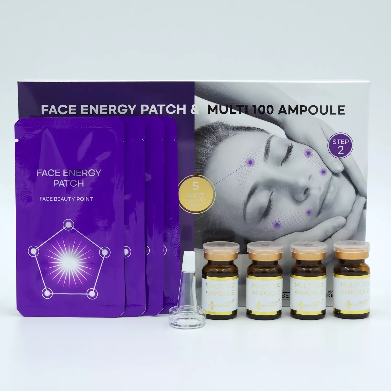 SKIN FACTORY Face Energy Patch & Multi 100 Ampoule