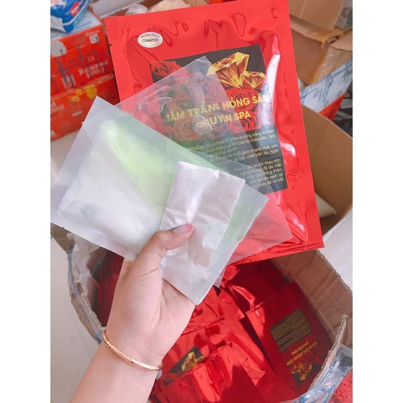Tấm Trắng Hồng Sâm Chuyên Spa Pack