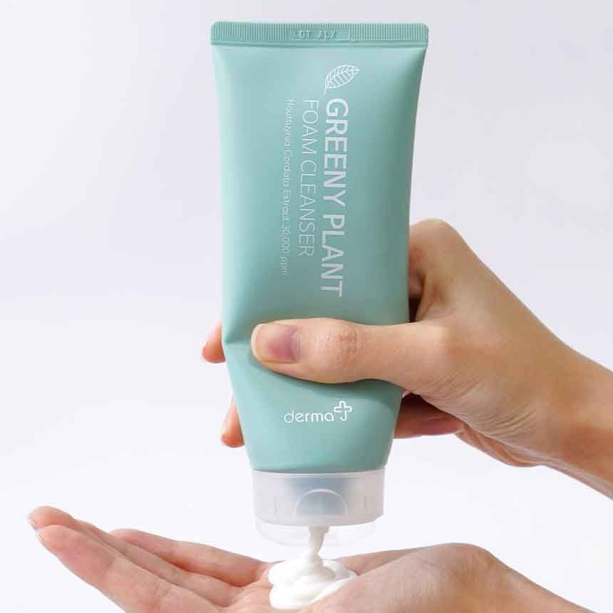 Derma J Greeny Plant Foam Cleanser