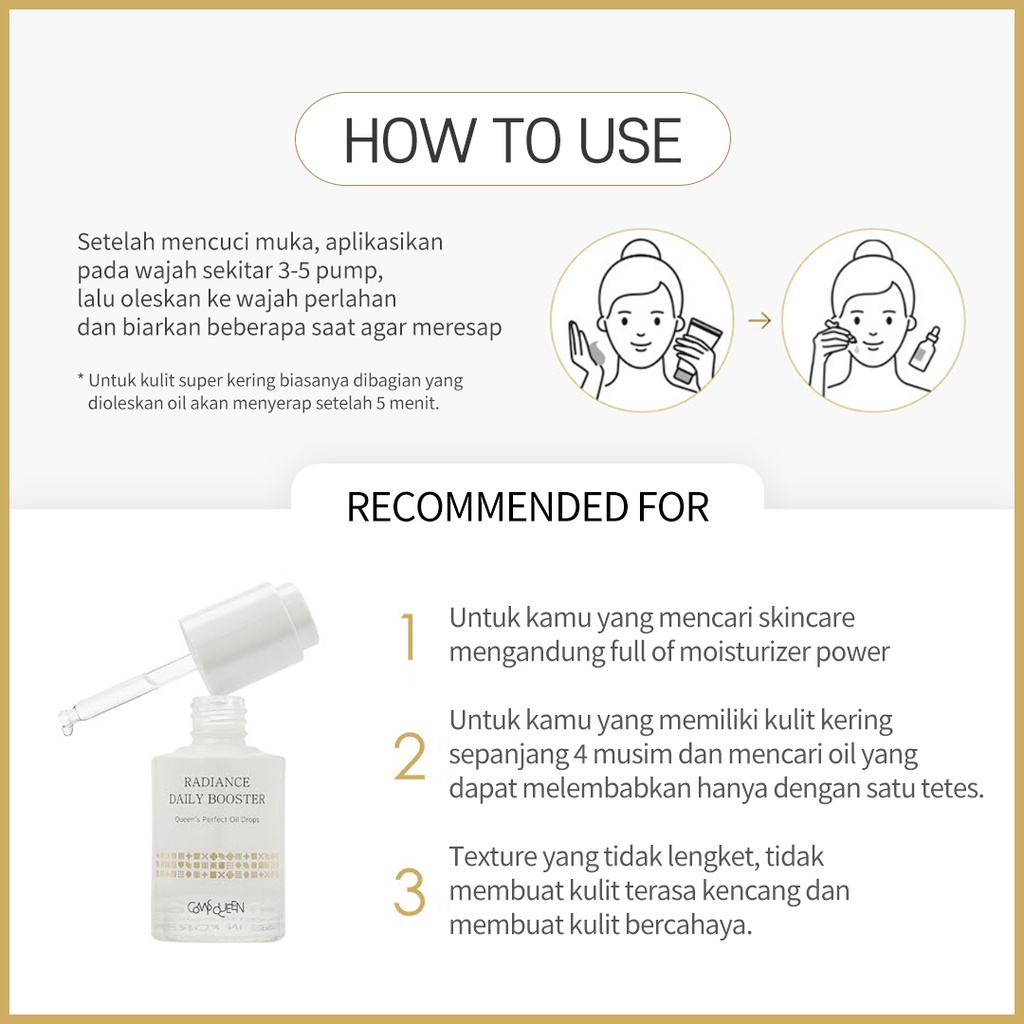 COMISQUEEN Radiance Daily Oil Booster Serum