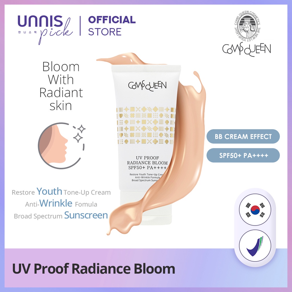 COMISQUEEN UV Proof Radiance Bloom SPF50+ PA++++