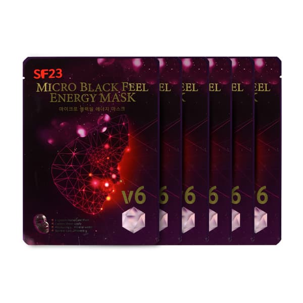 Skin Factory Micro Black Feel Energy Mask (Pack of 1 Mask)