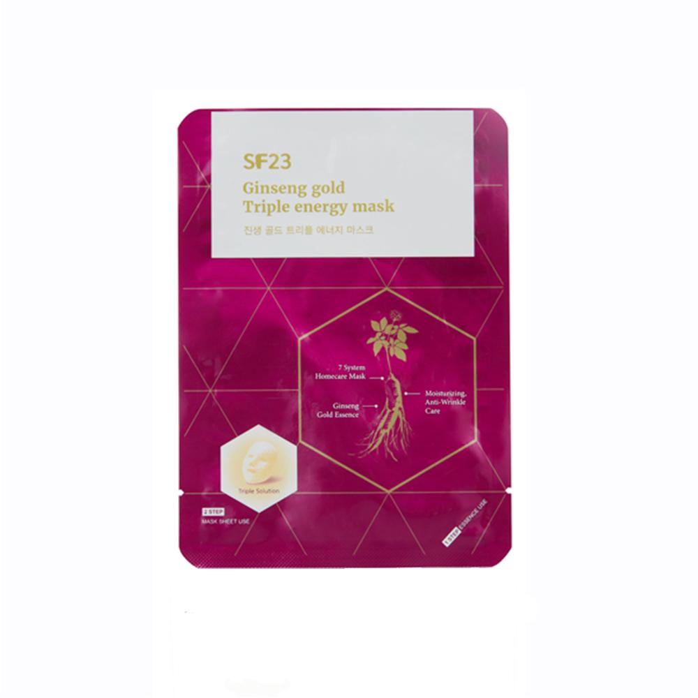 Skin Factory SF23 Ginseng Gold Triple Energy Mask (Pack of 1 Mask)