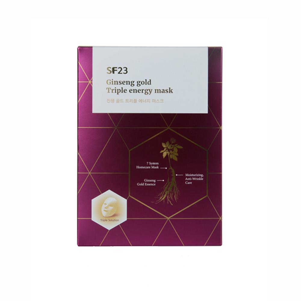 Skin Factory SF23 Ginseng Gold Triple Energy Mask (Pack of 1 Mask)