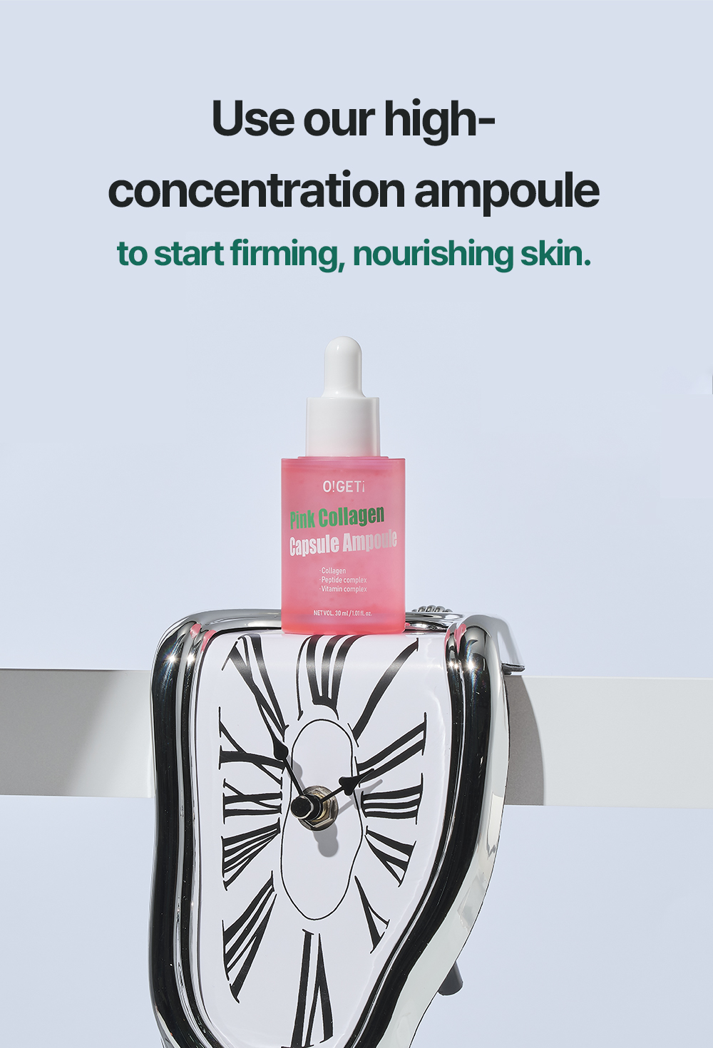 O!GETi Pink Collagen Capsule Ampoule